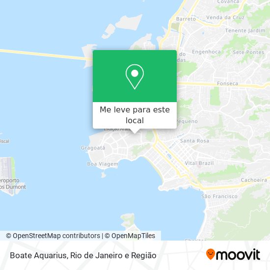 Boate Aquarius mapa