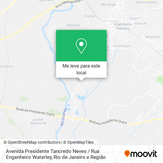 Avenida Presidente Tancredo Neves / Rua Engenheiro Waterley mapa