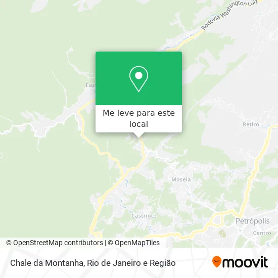 Chale da Montanha mapa