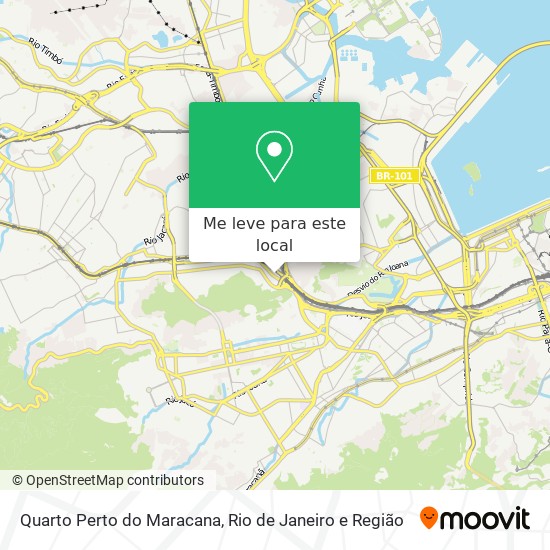 Quarto Perto do Maracana mapa