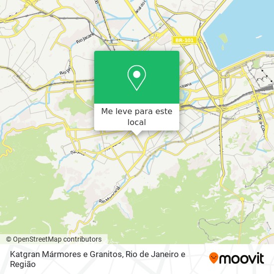 Katgran Mármores e Granitos mapa