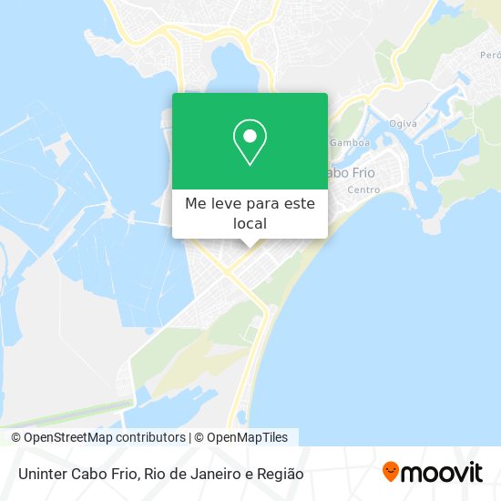 Uninter Cabo Frio mapa