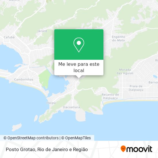 Posto Grotao mapa