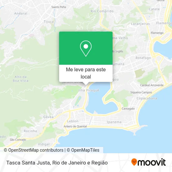 Tasca Santa Justa mapa