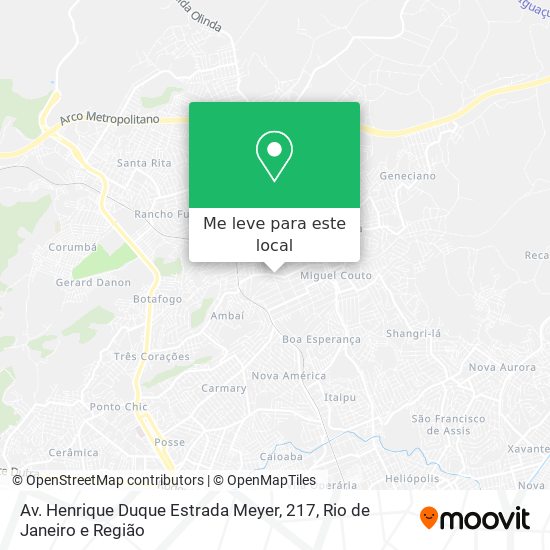 Av. Henrique Duque Estrada Meyer, 217 mapa