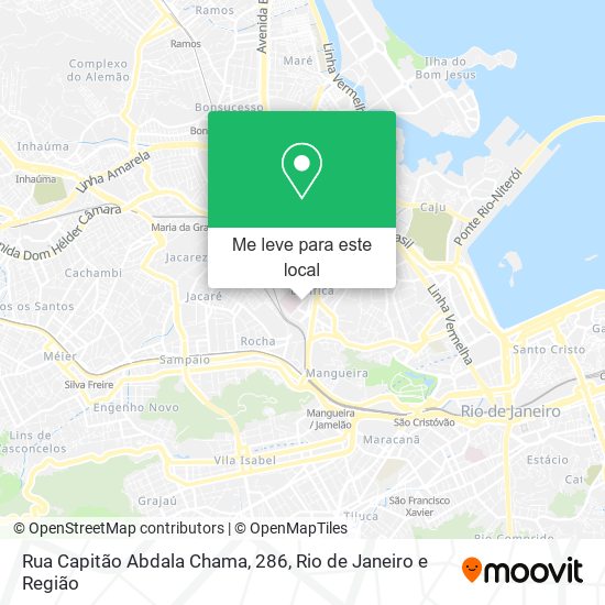 Rua Capitão Abdala Chama, 286 mapa