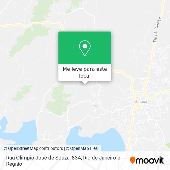 Rua Olimpio José de Souza, 834 mapa