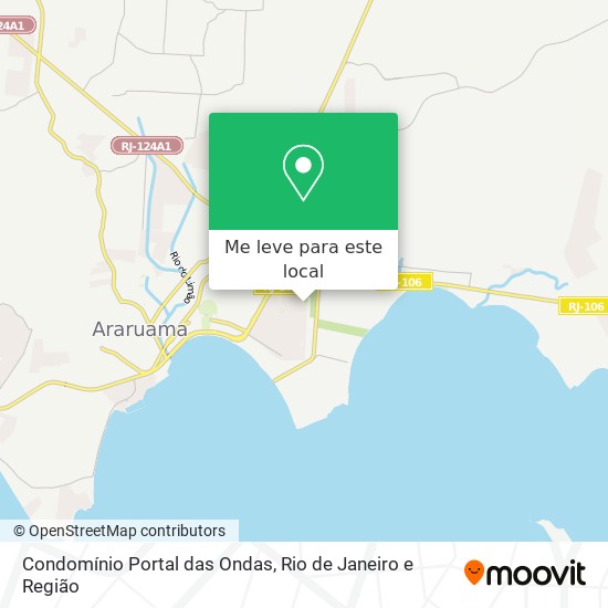 Condomínio Portal das Ondas mapa