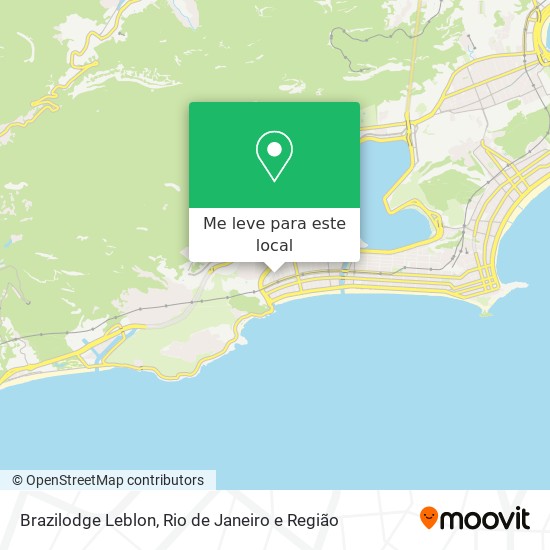 Brazilodge Leblon mapa