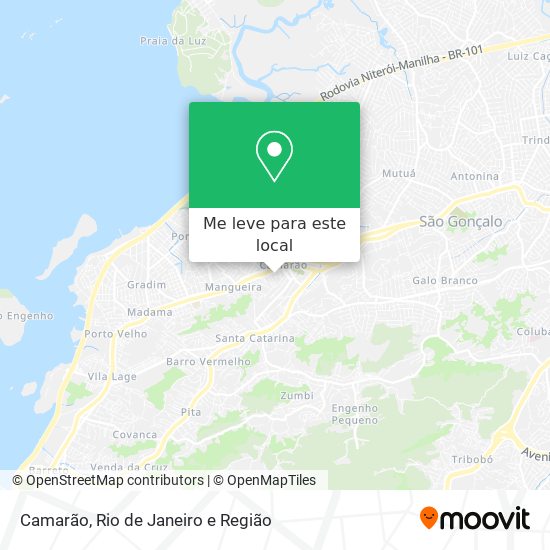 Camarão mapa