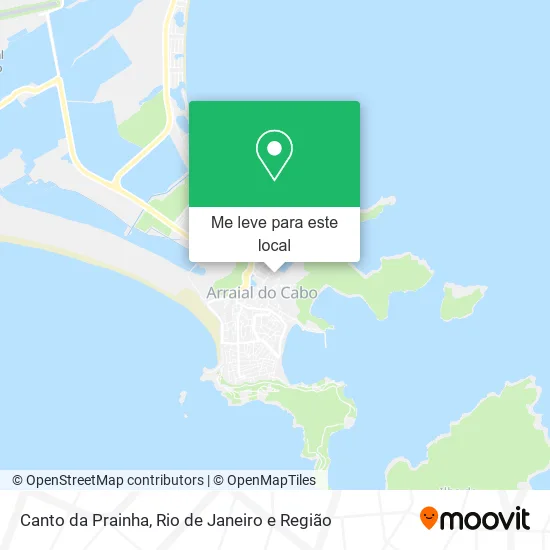 Canto da Prainha mapa