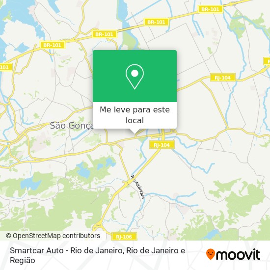 Smartcar Auto - Rio de Janeiro mapa