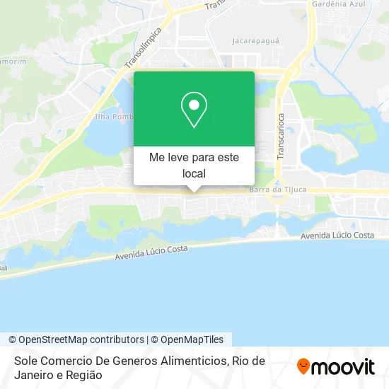 Sole Comercio De Generos Alimenticios mapa