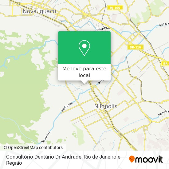 Consultório Dentário Dr Andrade mapa