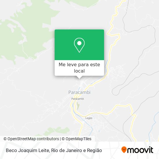 Beco Joaquim Leite mapa