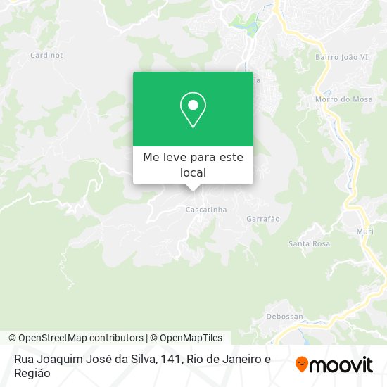 Rua Joaquim José da Silva, 141 mapa