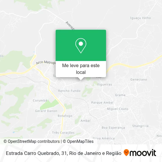 Estrada Carro Quebrado, 31 mapa