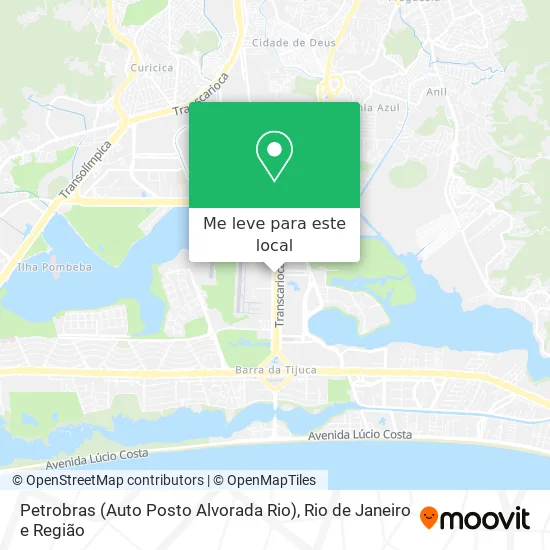 Petrobras (Auto Posto Alvorada Rio) mapa