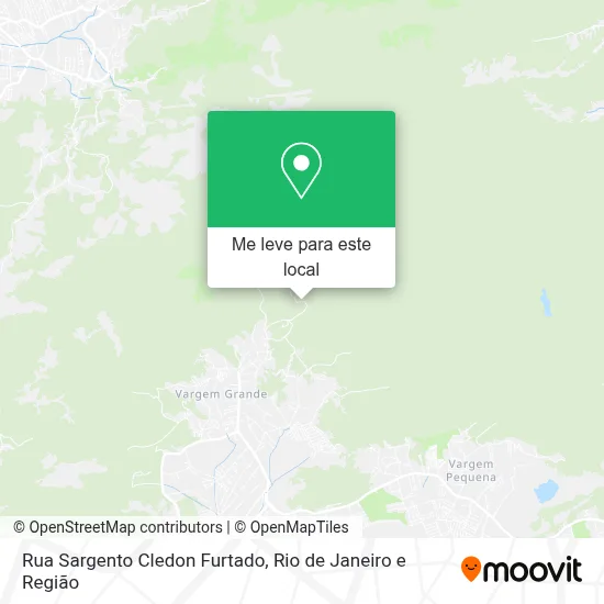 Rua Sargento Cledon Furtado mapa