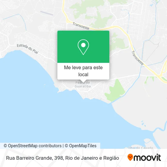 Rua Barreiro Grande, 398 mapa