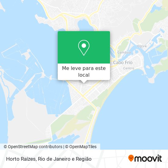 Horto Raízes mapa