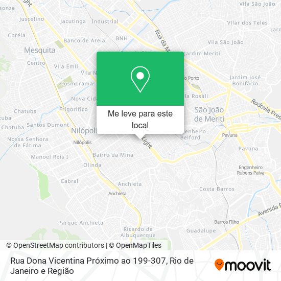 Rua Dona Vicentina Próximo ao 199-307 mapa