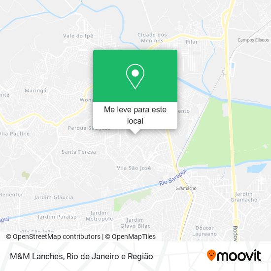 M&M Lanches mapa