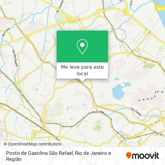 Posto de Gasolina São Rafael mapa