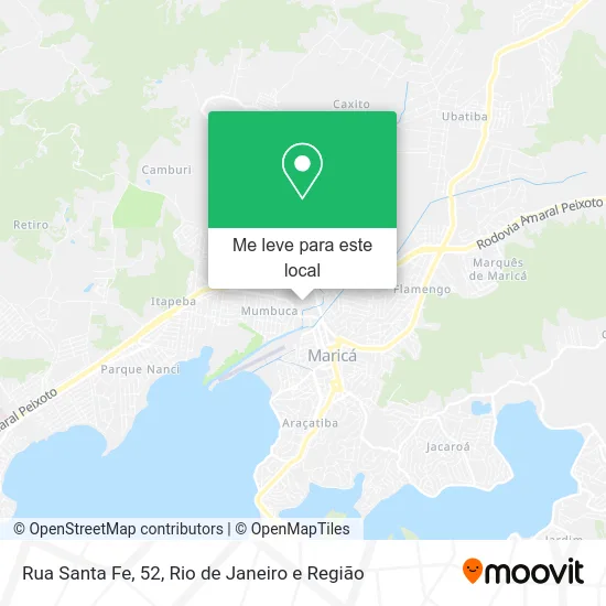 Rua Santa Fe, 52 mapa