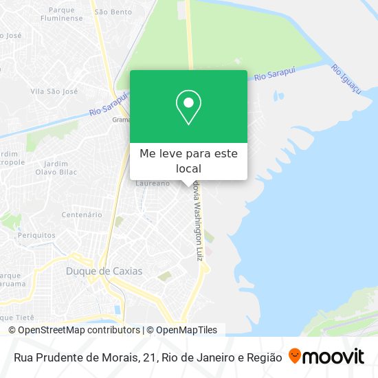 Rua Prudente de Morais, 21 mapa