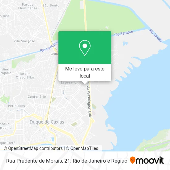 Rua Prudente de Morais, 21 mapa
