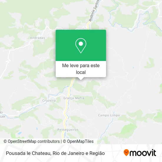 Pousada le Chateau mapa