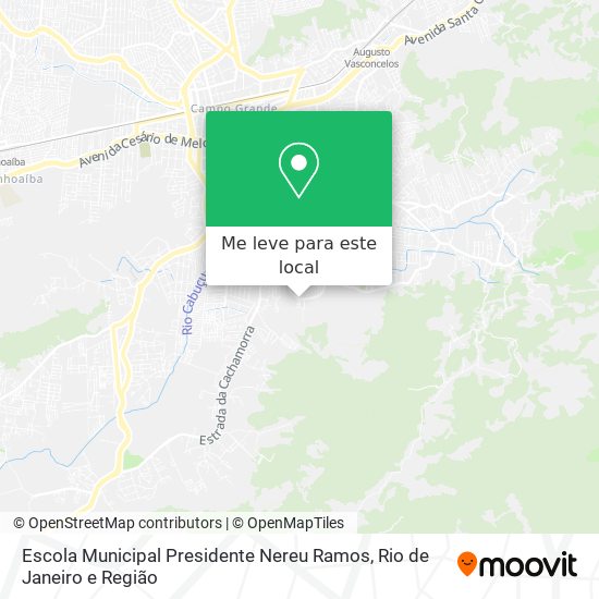 Escola Municipal Presidente Nereu Ramos mapa