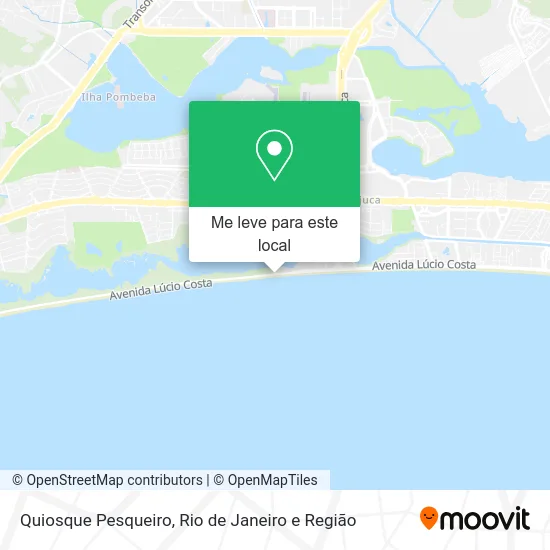 Quiosque Pesqueiro mapa