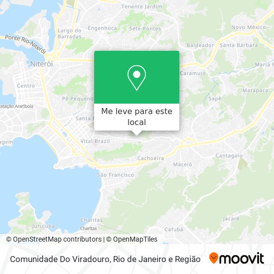 Comunidade Do Viradouro mapa