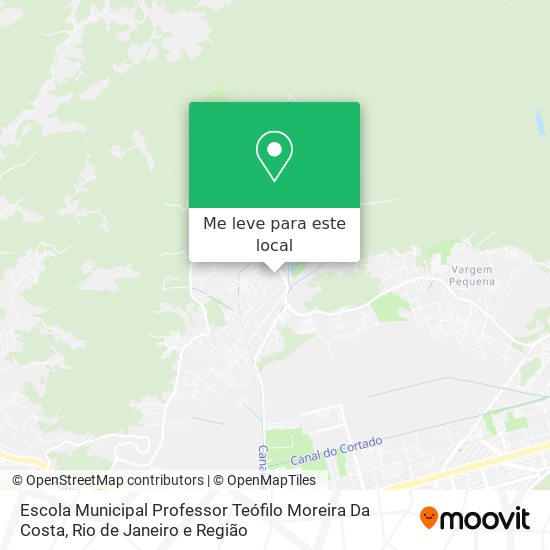 Escola Municipal Professor Teófilo Moreira Da Costa mapa