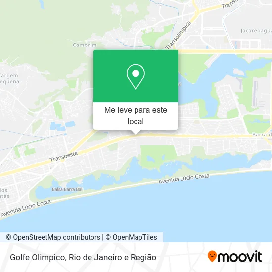 Golfe Olimpico mapa