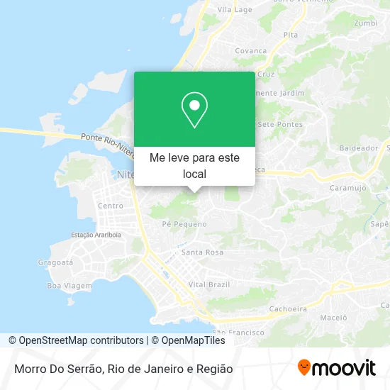 Morro Do Serrão mapa