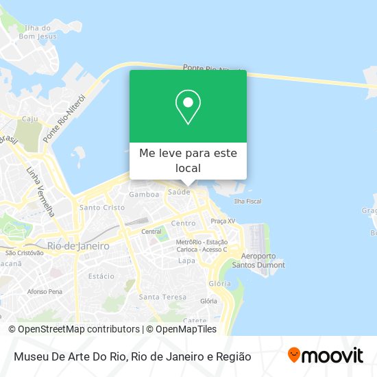 Museu De Arte Do Rio mapa