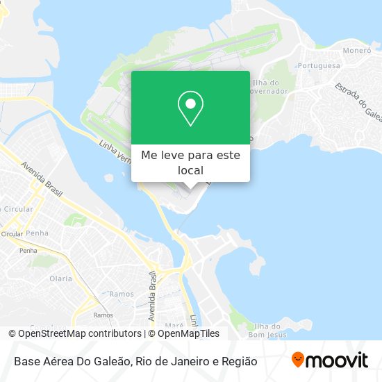 Base Aérea Do Galeão mapa