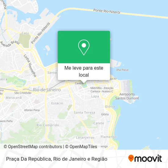 Praça Da República mapa