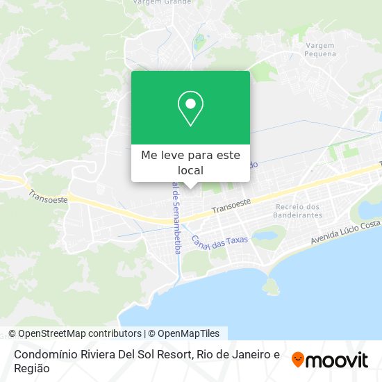 Condomínio Riviera Del Sol Resort mapa