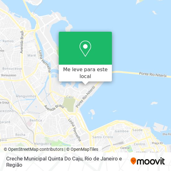 Creche Municipal Quinta Do Caju mapa