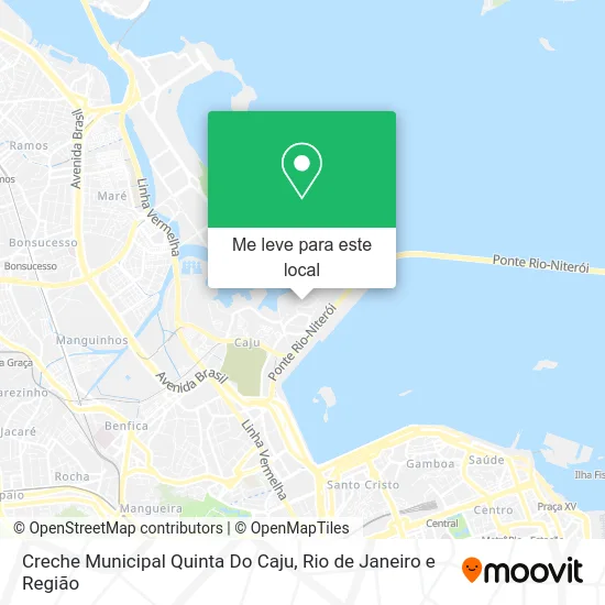 Creche Municipal Quinta Do Caju mapa