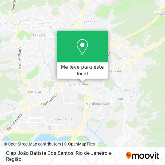 Ciep João Batista Dos Santos mapa