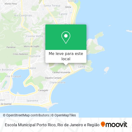 Escola Municipal Porto Rico mapa