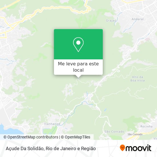 Açude Da Solidão mapa