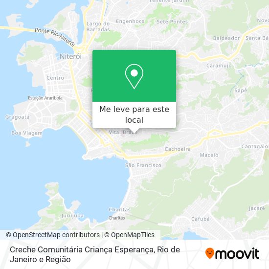 Creche Comunitária Criança Esperança mapa