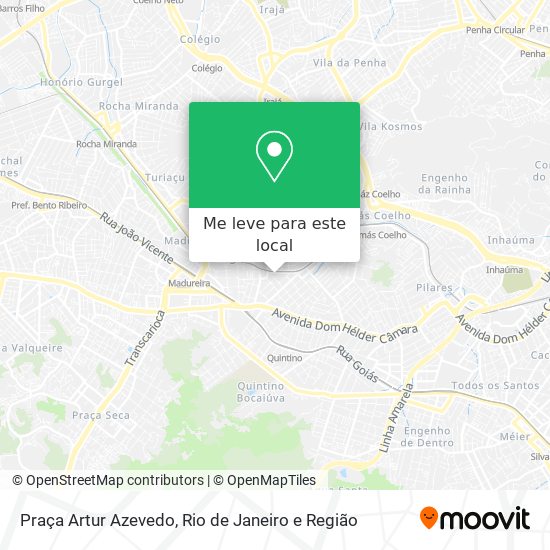 Praça Artur Azevedo mapa