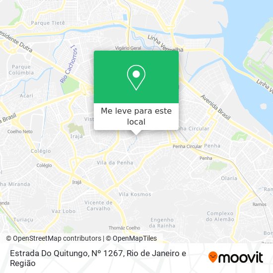 Estrada Do Quitungo, Nº 1267 mapa